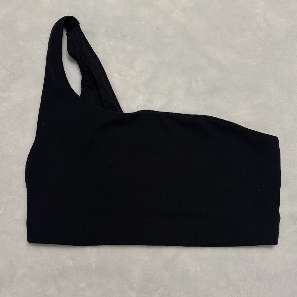 Lululemon Ribbed Nulu Asymmetrical Yoga Bra *Light Support, A/B Cup - Size 4